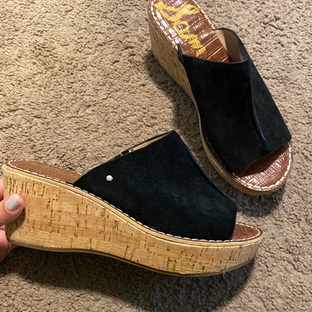 Sam Edelman Ranger cork wedge slides size 8 never worn